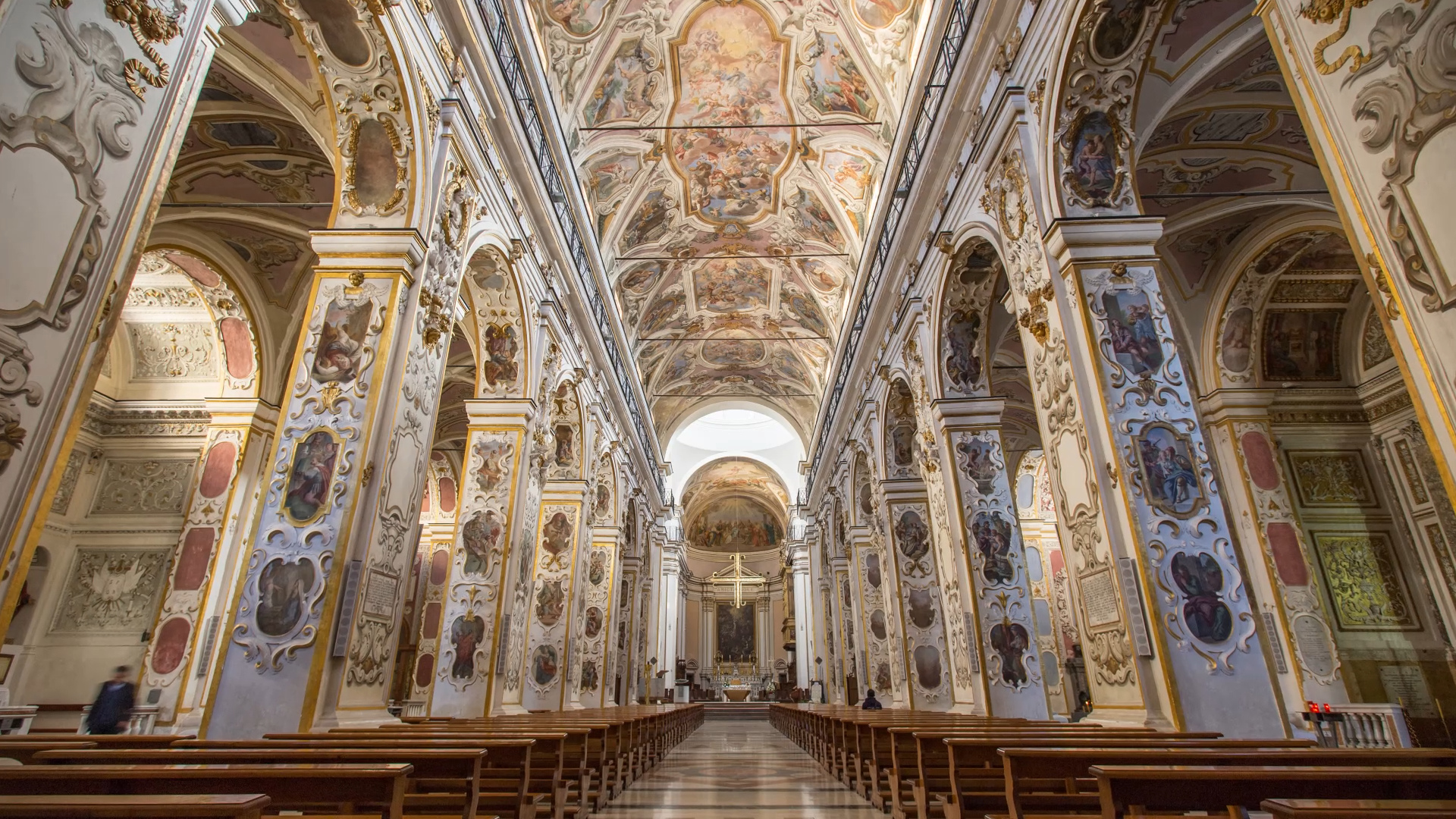 Caltanissetta - Cattedrale - navata centrale